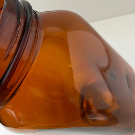 Finland karhula glass jar 3000ml brown