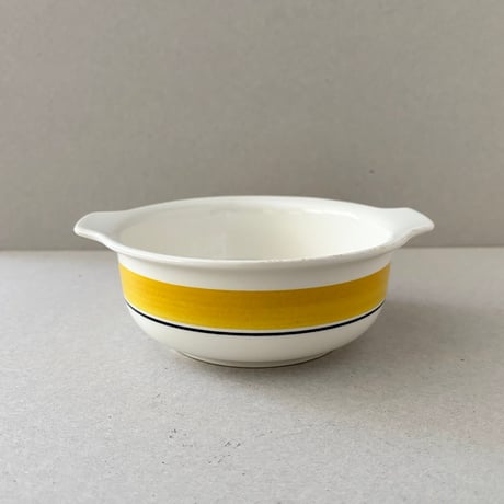 arabia faenza bowl yellow