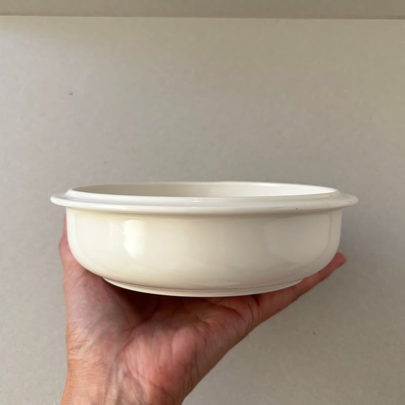 arabia microset bowl with lid | retro number