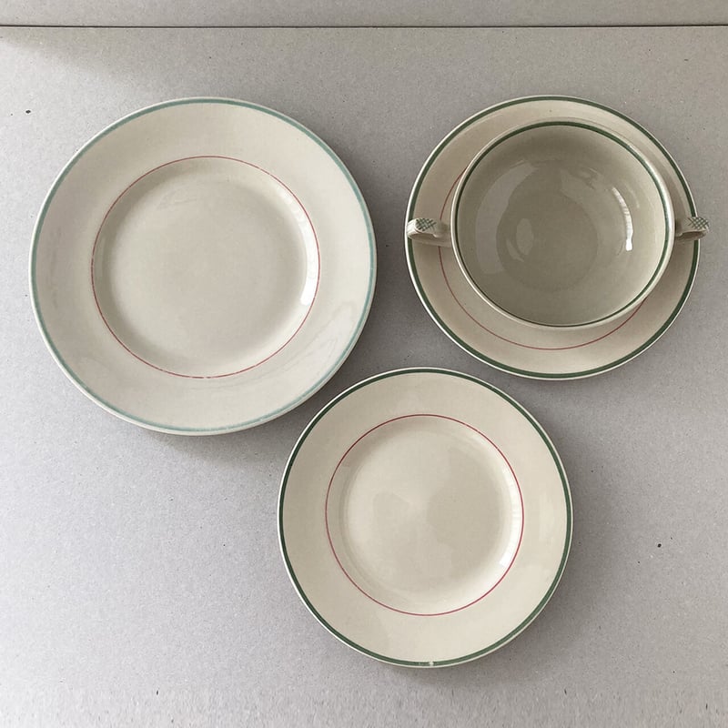 old arabia ara plate 16cm | retro number