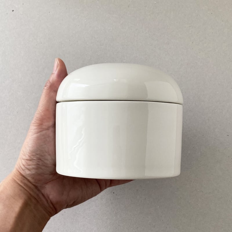 arabia eeva oval canister | retro number