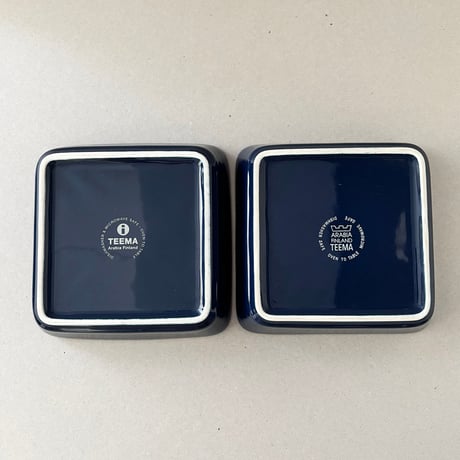 Finland teema スクエアプラター navy
