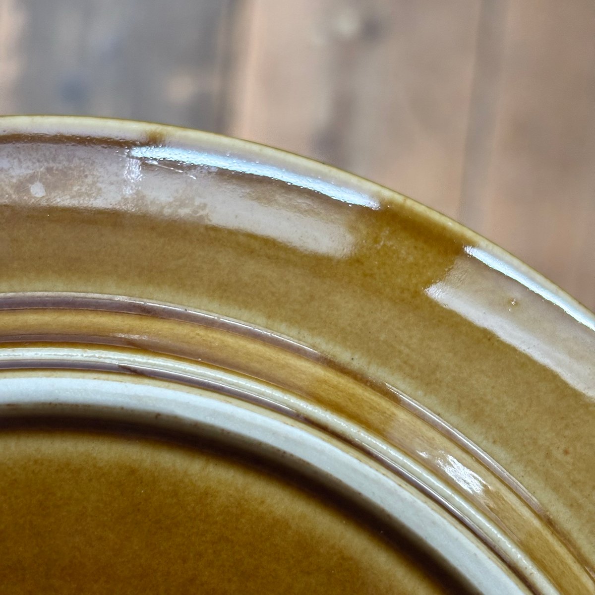 arabia fructus plate G.O.G. brown | retro number