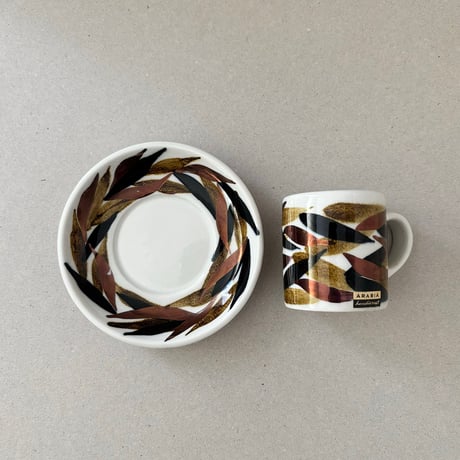 arabia G.O.G. mini cup & saucer