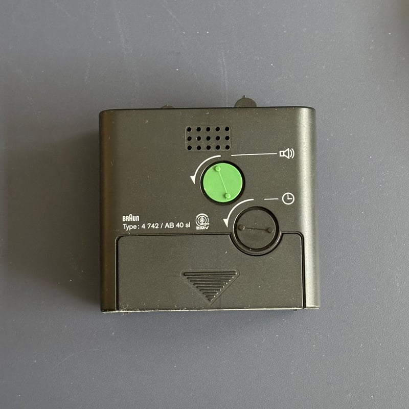 希少　ビンテージ　完動品　braun AB 40 sl braun Alarm Clock black AB40sl | retro number