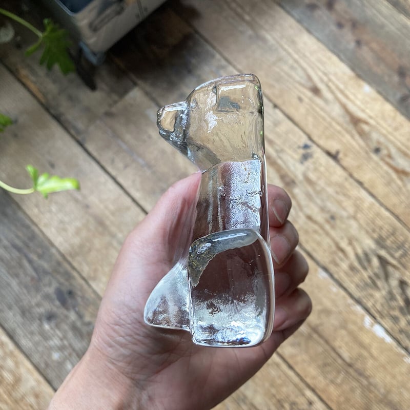 Humppila Glass karhu Finland | retro number