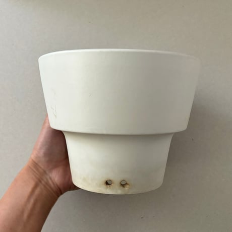 arabia flower pot SL white