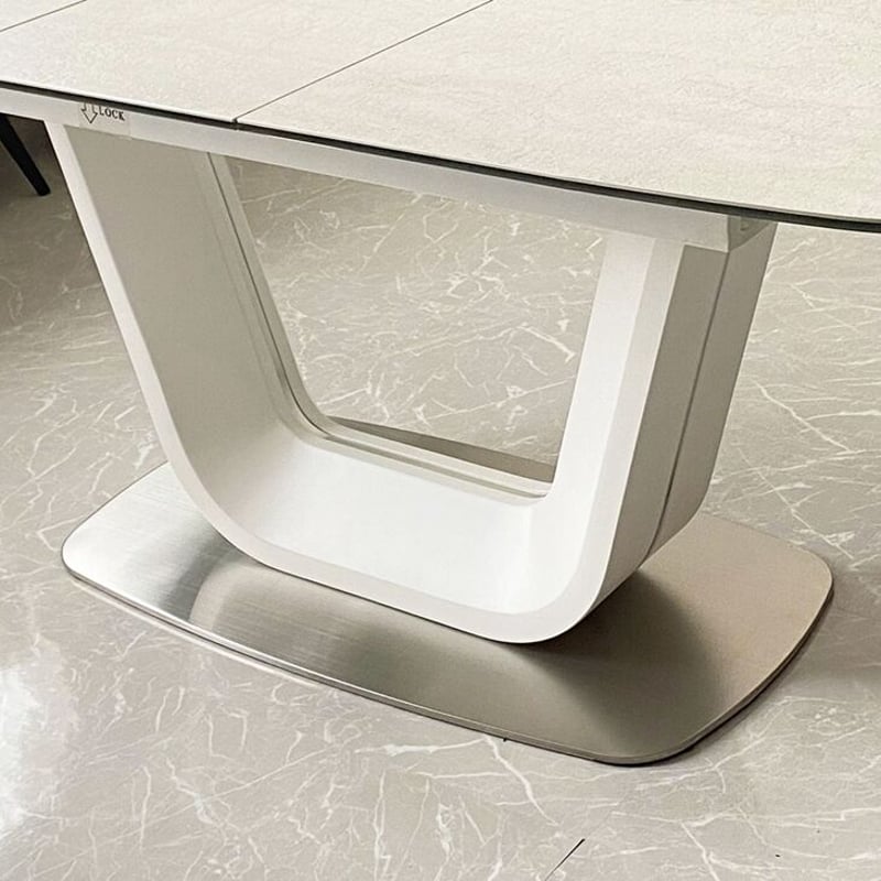 イタリアンセラミック 伸長式ダイニングテーブル（単品） | かぐ