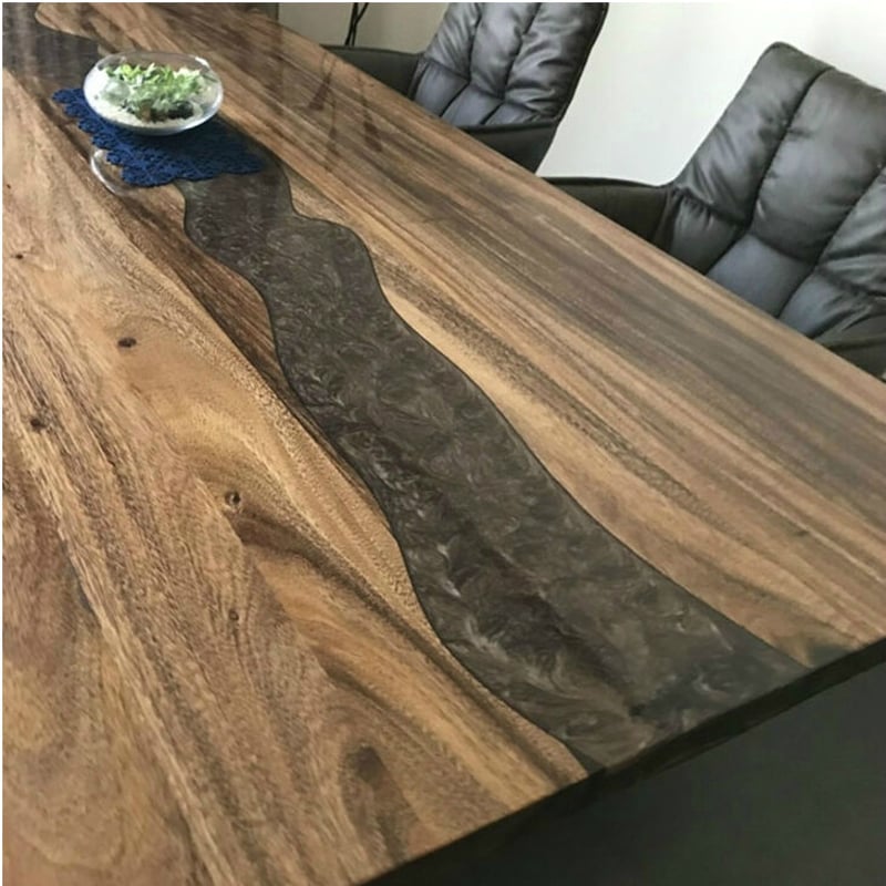 リバーテーブル 天板のみ 樹脂 レジンテーブル エポキシ樹脂 屋久杉