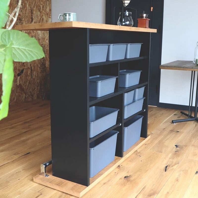 NEITS 120 BAR COUNTER 幅120cm 日本製 東馬 バーカウンター 幅120cm ネイツ 木目調 収納 （ キッチン