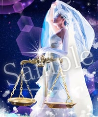 【恋愛成就・運気向上】スマホ守り絵～天秤座新月バランスの女神～LINEの背景にもおすすめ