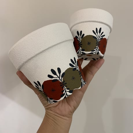 【定期便】ペイントポット2.5号×3鉢セット