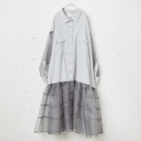 re:veil shirt onepiece / SI26V0208 （20）gray