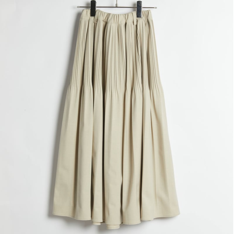 curtain skirt」SI23V0105 （20）beige | S / île 