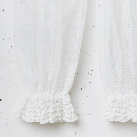 re:veil mesh leggings pants  / SI26V0213（10）white