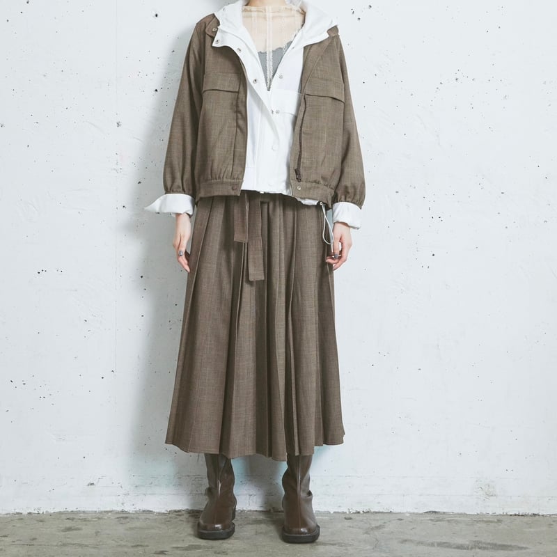 S / île uniform blouson」 SI24V0179 （20）brown