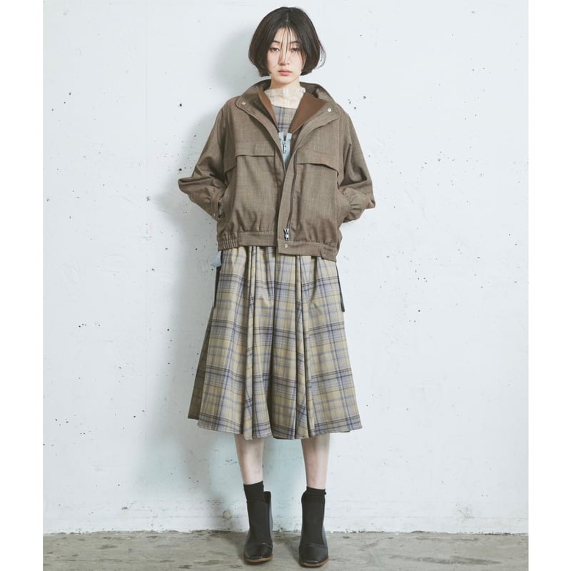 S / île uniform blouson」 SI24V0179 （20）brown