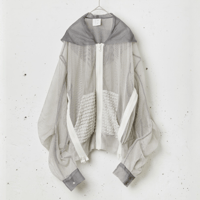 re:veil mesh hoodie blouson / SI26V0211（20）gray