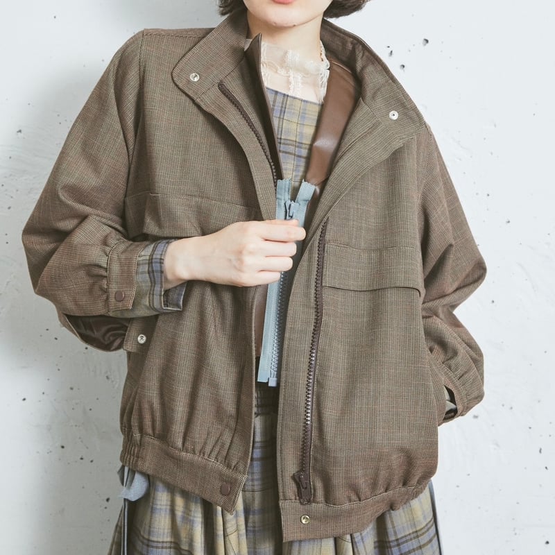 S/île sile シール ニットブルゾン S/île sile シール ニットブルゾン 洗える・着心地さらりジップ
