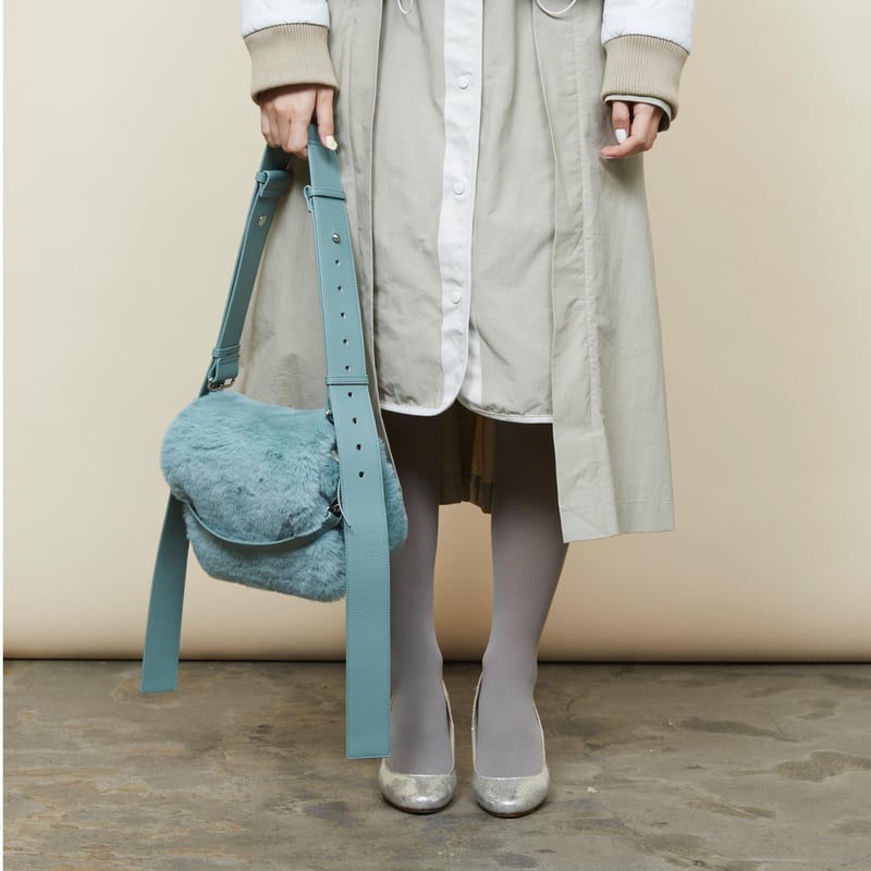 queue fur bag 」SI23A0125 （50）green | S / île