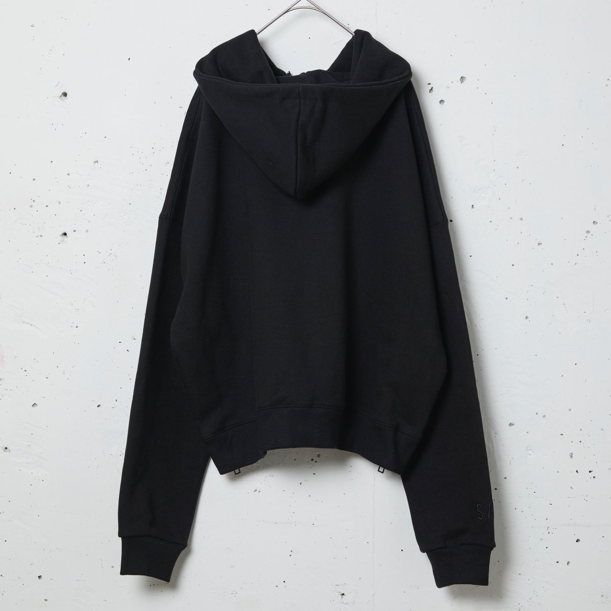 「S / île hoodie」　sile シール　フーディ　パーカー　黒 S / île hoodie」SI23V0131（40）black | S / île
