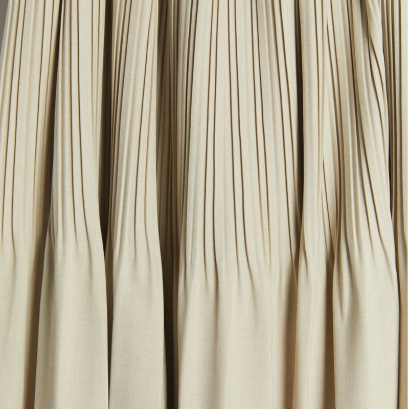 curtain skirt」SI23V0105 （20）beige | S / île 