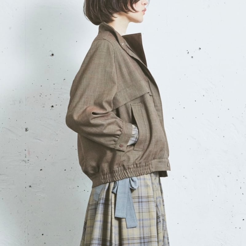 S/île sile シール ニットブルゾン S/île sile シール ニットブルゾン 洗える・着心地さらりジップ