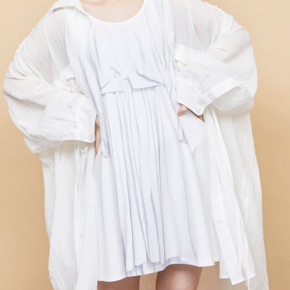 値下げ中】S / île シール 蜃気楼ワンピース