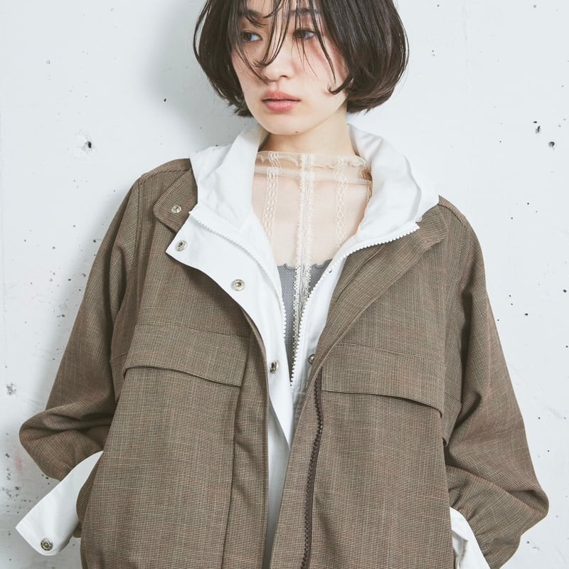 S/île sile シール ニットブルゾン