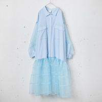 re:veil shirt onepiece / SI26V0208（30）light blue