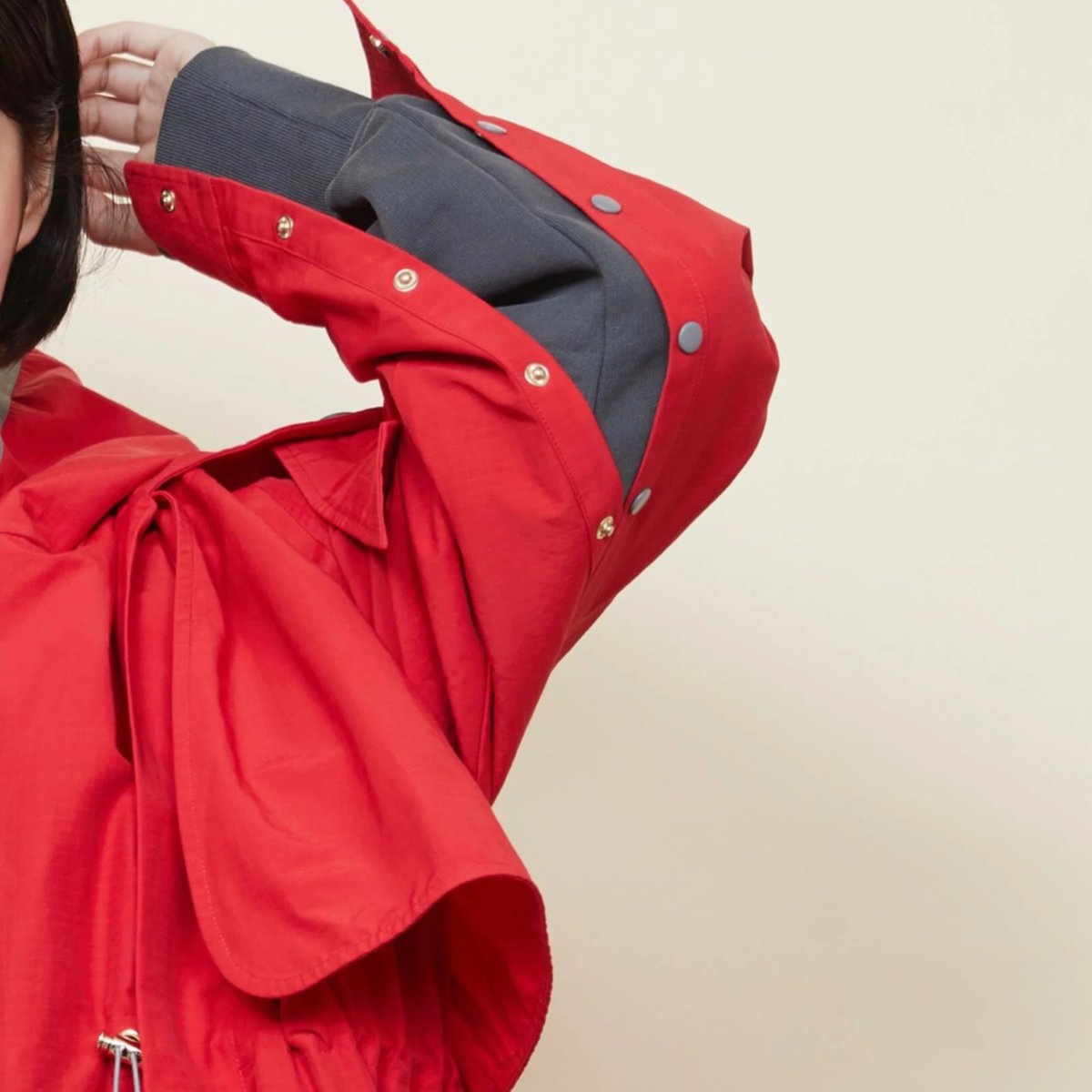 trench coat」SI23V0118 (30)red | S / île trench coat」SI23V0118 (30)red | S / île