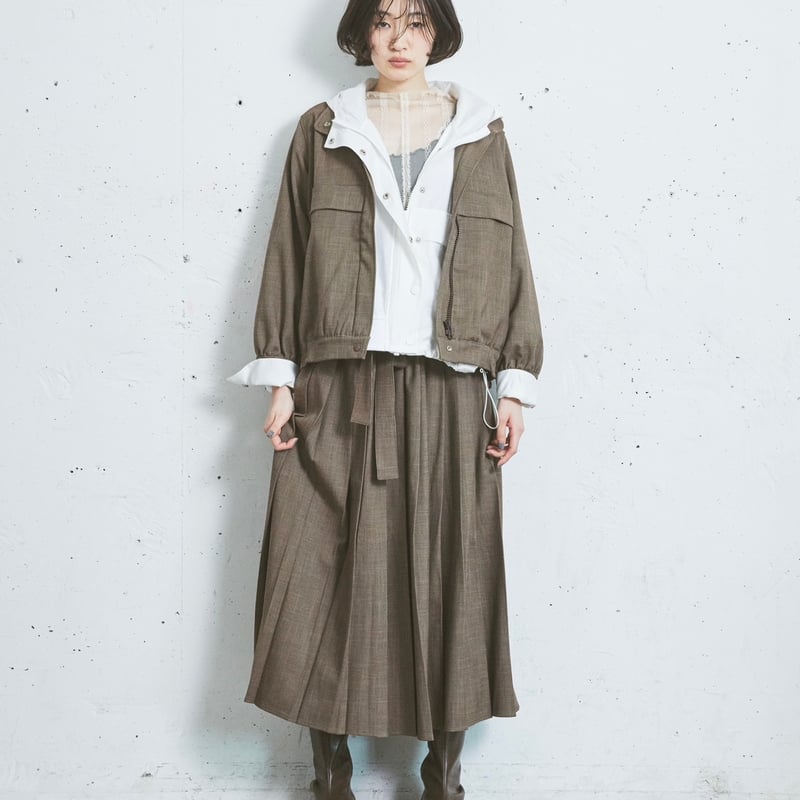 S/île sile シール ニットブルゾン S/île sile シール ニットブルゾン