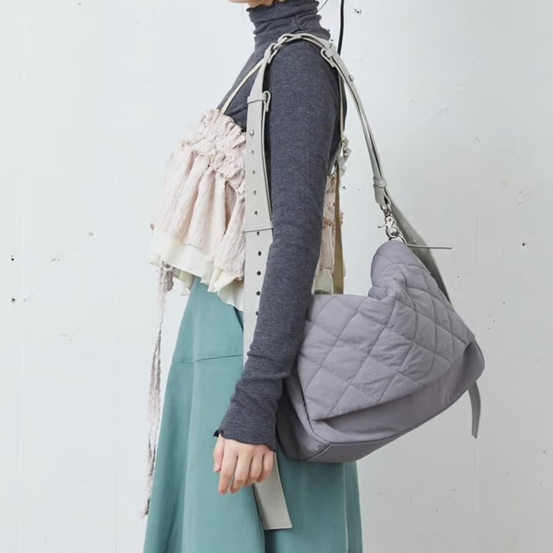 queue crossbody bag」SI23A0113 （20）gray | S / île 