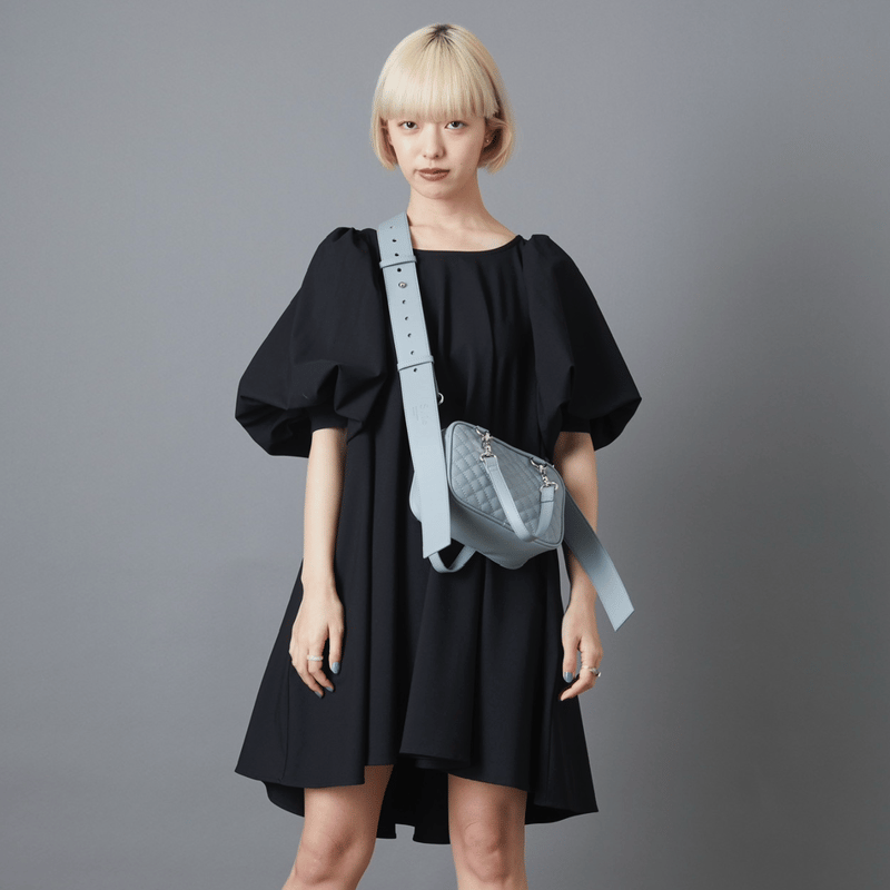 curtain onepiece」SI23V0103（50）black | S / île 