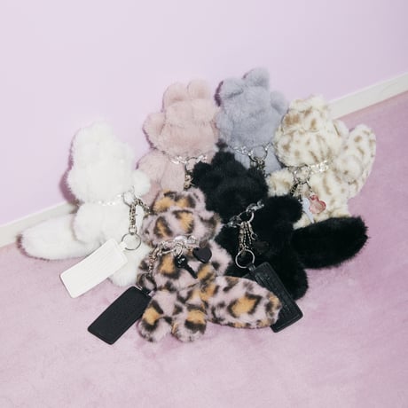 queue BABY peluche key chain / SI26A0216（20）gray