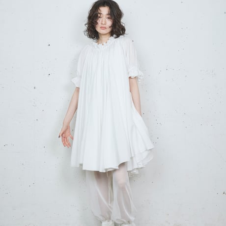 re:veil mesh leggings pants  / SI26V0213（10）white