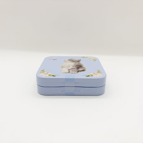 子猫　ミニ缶（ブルー）