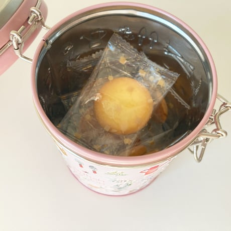 キャニスター缶　（イングリッシュガーデン・スプリング ）ピンク