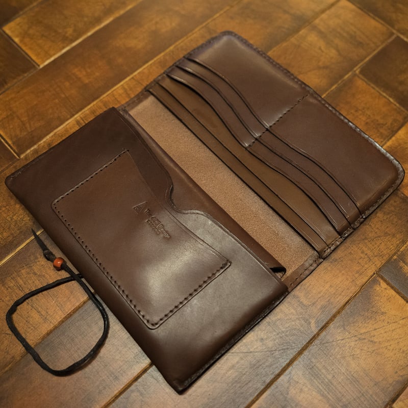 Leather long wallet wth concho（choco） | The 4CE...