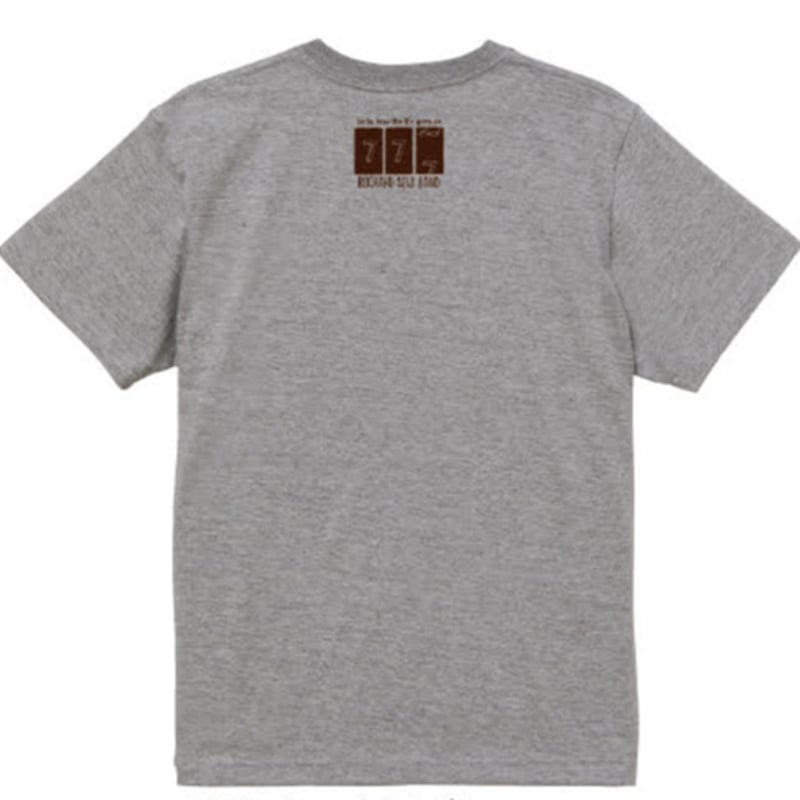 六角精児バンドTシャツ廃駅 (ミックスグレー) | Home Work Record web