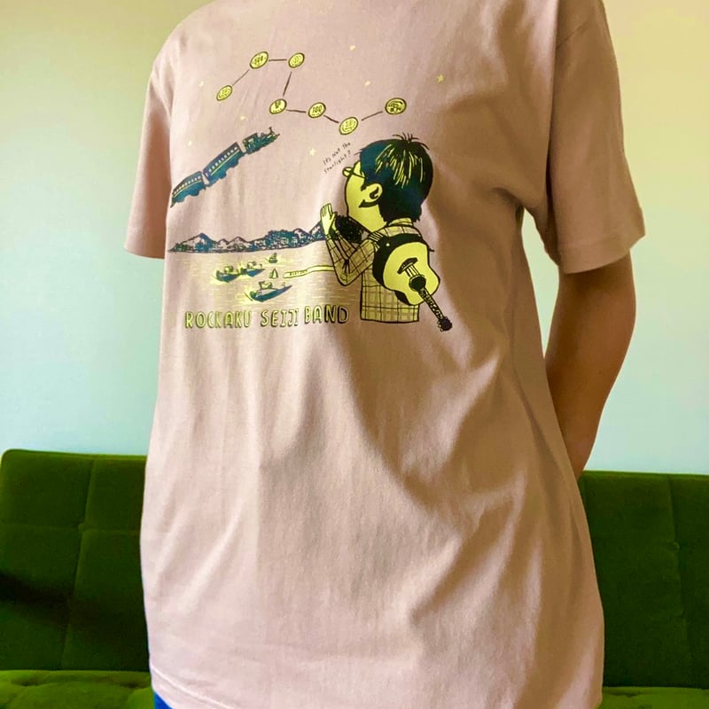 六角精児バンド　Tシャツ　サイン入り　六角精児 六角精児バンド ディーゼルTシャツ (ミントグリーン) | Home