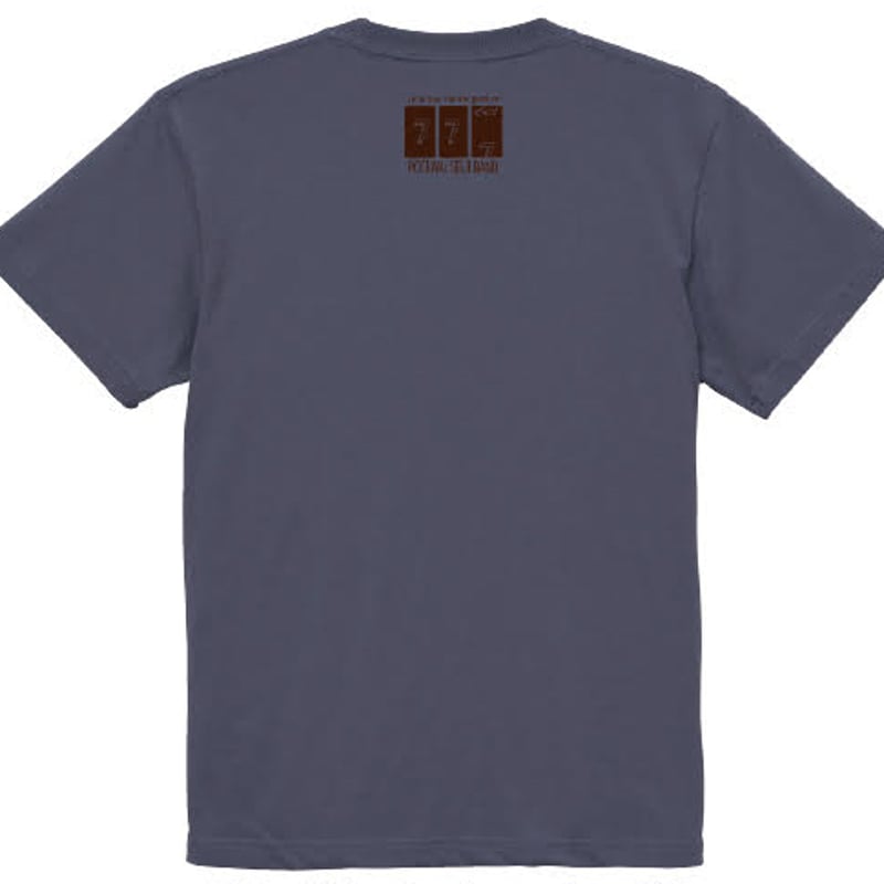 六角精児バンドTシャツ廃駅(グレイッシュパープル) | Home Work Record