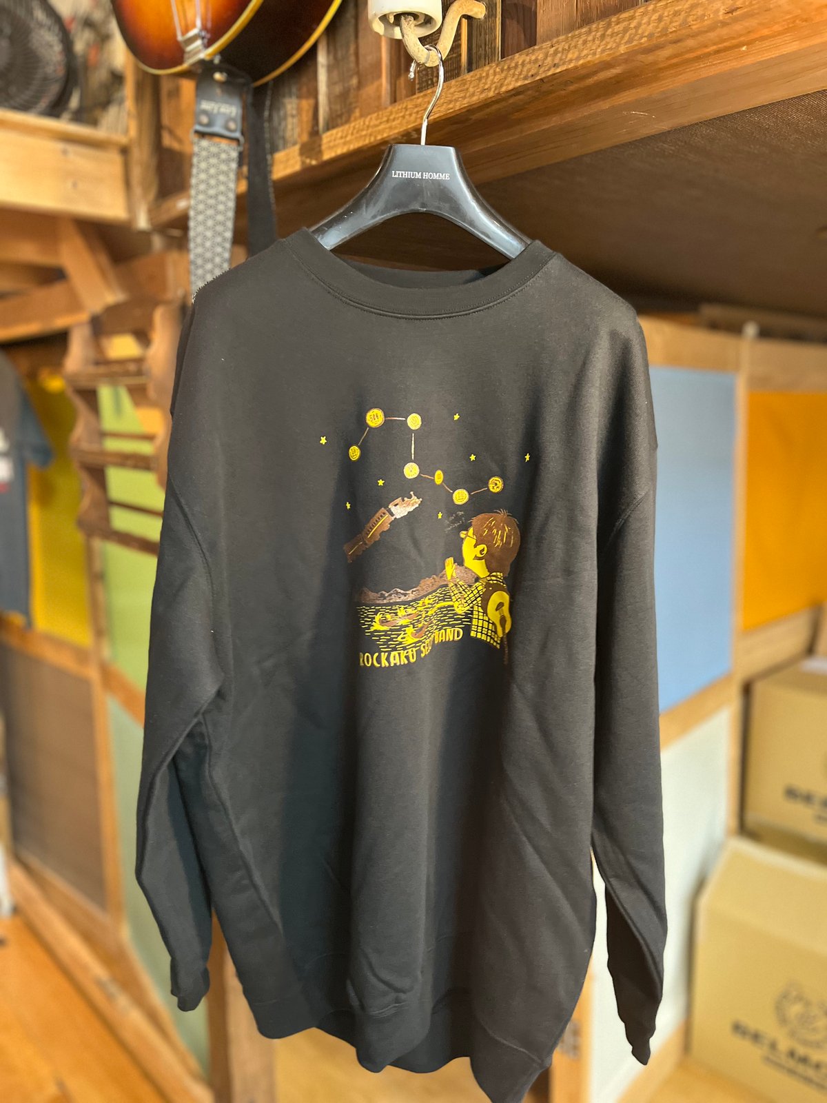 六角精児バンド 銀河鉄道と競艇トレーナー (ブラック) | Home Work