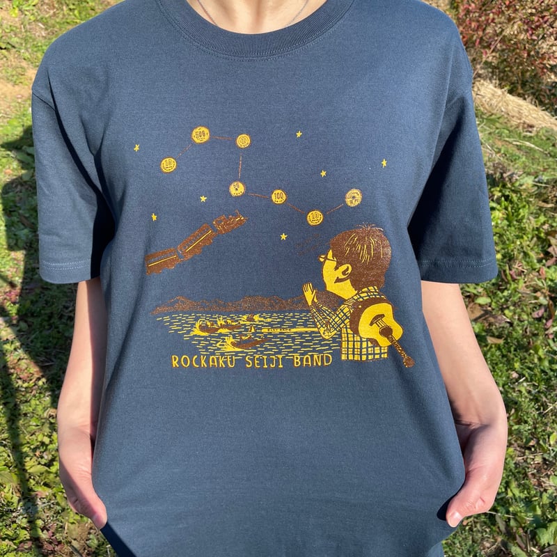 六角精児バンド　Tシャツ　サイン入り　六角精児 六角精児バンド - 六角精児バンドグッズのTシャツ！ たくさんの