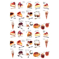 チーズケーキフレークシール