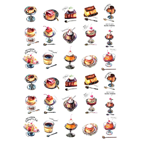 プリンフレークシール