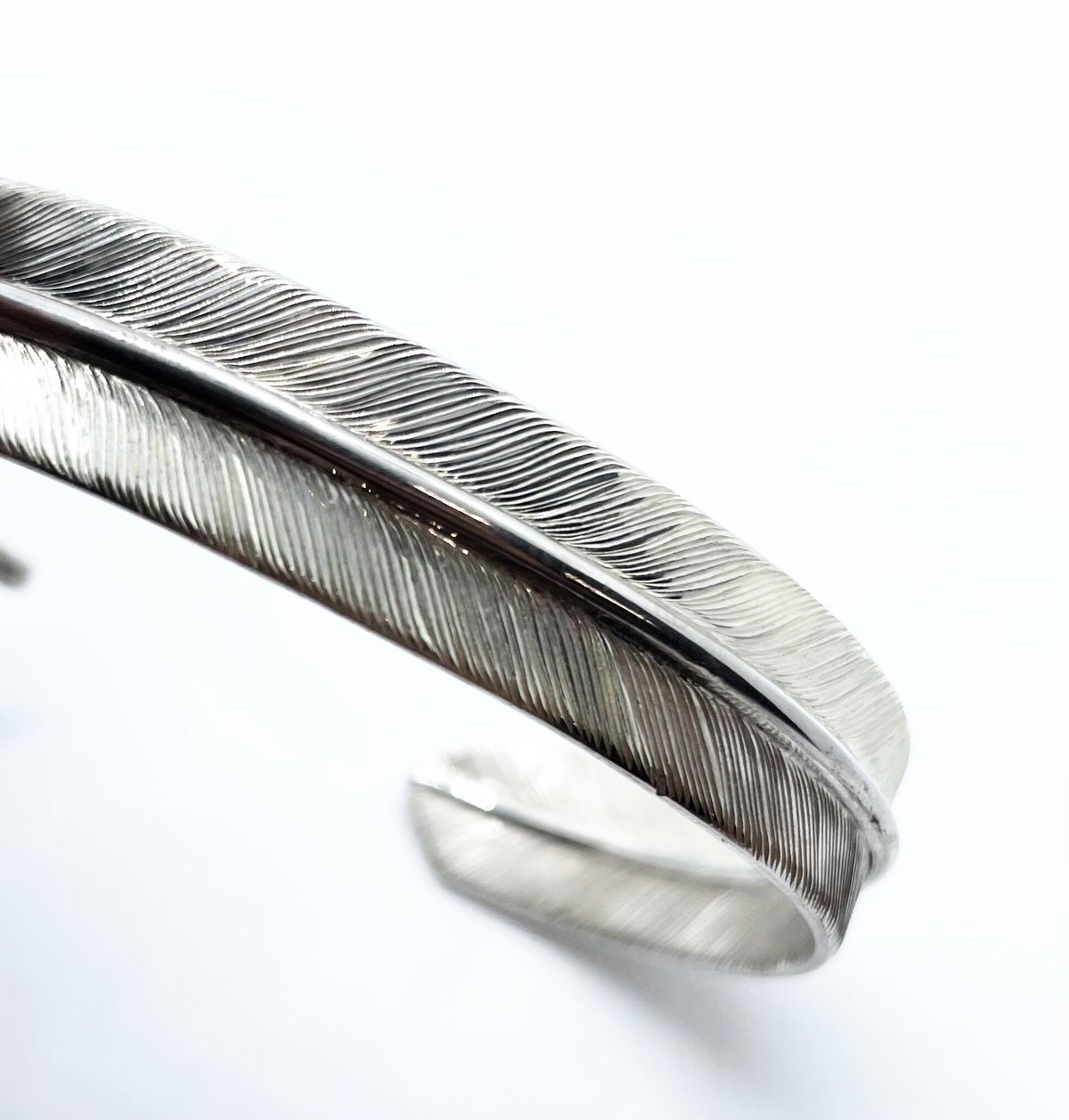 ◆Silver◆フェザーバングル 幅12.0mm ◆Silver◆フェザーバングル 幅12.0mm