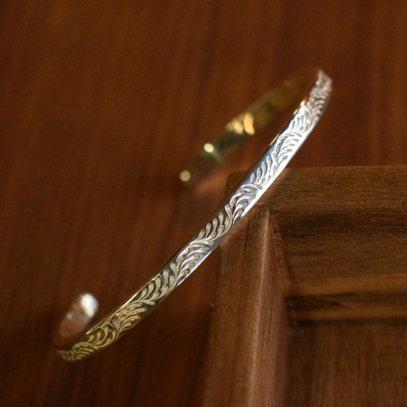 ラモーナデルソル　唐草バングル　唐草模様 ラモーナデルソル 唐草バングル 唐草模様 （B-005 唐草平打ち