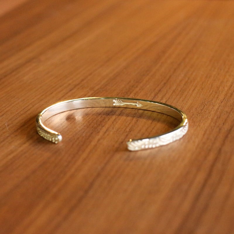 ◇Silver◇ 唐草バングル 4mm幅 | RUIRENKA ［ ルイレンカ ］