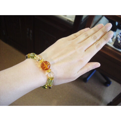 Rinonꕤ*.゜K様 ご依頼品 天然石 ブレスレット等 鑑別書付][高品質] インカローズ（ロードクロサイト